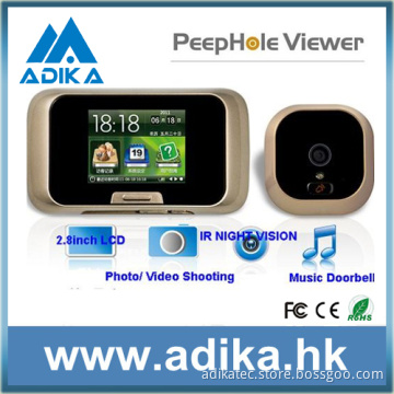 New & Hot! Night Vision Doorviewer with Doorbell (ADK-T104)
